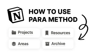 How I Use Para Method To Organize My Life Free Notion Template