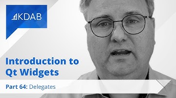 Introduction to Qt Widgets (Part 64) - Delegates