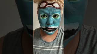 #crazyfrog #facepaint #makeup