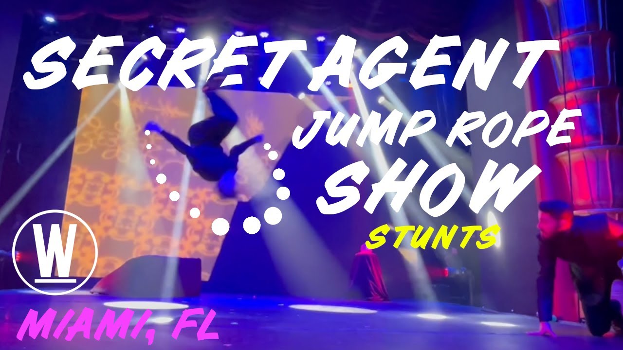 Backstage in Miami! Jump Rope, Magic, and a Secret Agent Stunt Show ...