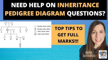 INHERITANCE PEDIGREE DIAGRAMS- How to get FULL MARKS on exam questions - question run through