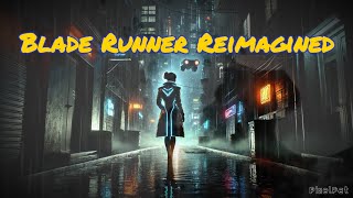 Blade Runner Tears in Rain | Dark Sci-fi Music and Storm SFX for Studying/Working/Relaxation