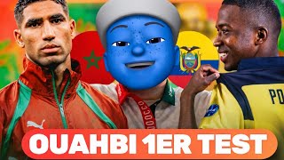 27/03/2026 Matelot: Ouabi 1er Test… Morocco 1 Ecuador 1 