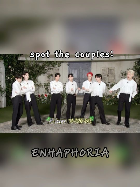 spot the couples, meanwhile riki: #enhypen #enhypenmembers #kpop