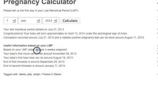 Pregnancy Calculator [DEMO] screenshot 5