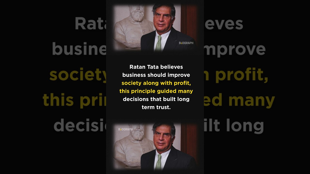 Ratan Tata ethical business habit 