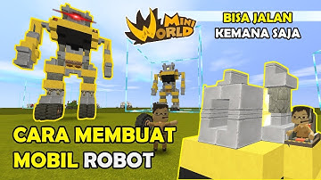 CARA MEMBUAT MOBIL ROBOT BUBLEBEE KEREN - MINI WORLD BLOCK ART ( TUTORIAL )