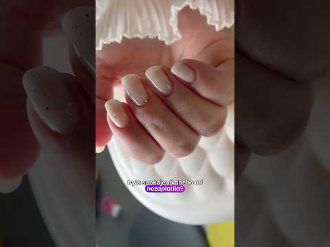 Citlivá klientka 🥲 #manikura #gelnails #gelovenehty