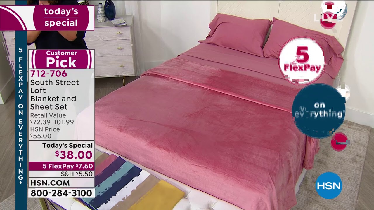 South Street Loft Blanket and Sheet Set YouTube