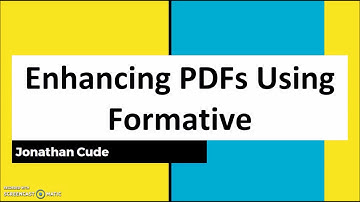 Enhancing PDFs In Formative