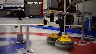 Curling Stone Impacts at 40,000 FPS (High-Speed Footage)