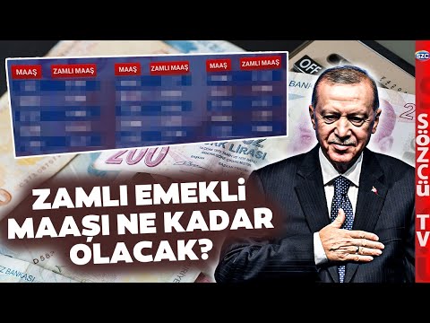 SSK ve Bağ-Kur Emekli Maaş Zammında Yeni Tablo! En Düşük Emekli Maaşı Ne Kadar Olacak?