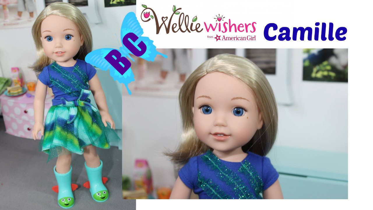Camille Review American Girl Wellie Wishers Blonde