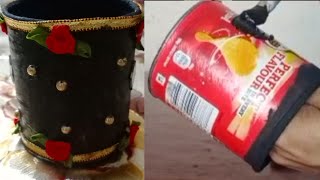 Diy craft || Re cycle || tincan || vas || waseem kazmi