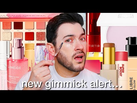 Testing NEW overhyped makeup launches! but whats actually good?