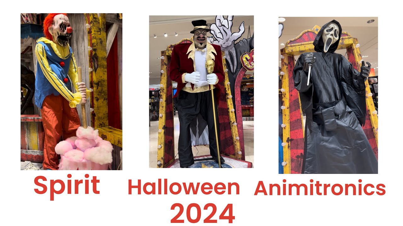 Spirit Halloween Animatronics 2024 Pt 1 Youtube 