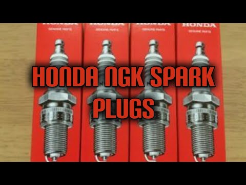 2005 honda civic spark plugs installation. - YouTube