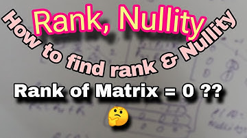 BMTE141(Part-4) JUNE 2023|HOW TO FIND RANK&NULLITY|LINEAR ALGEBRA IGNOU PYQ DETAILED SOLUTIONS