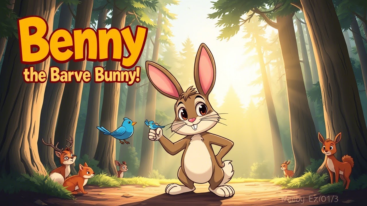Benny the Brave Bunny 🐰 | A Heartwarming Animal Story for Kids | Panda ...