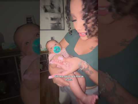 2 Month Old Baby Needs Her Nails Done Nailsnailsnails Acrylicnails