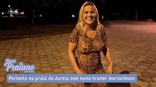 Overnight stay on Jureia beach 🏝️ with our wonderful trailer.