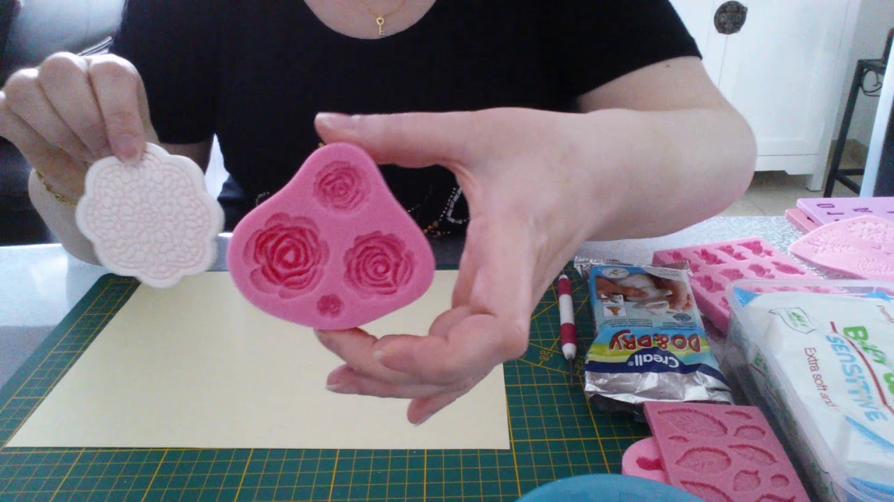 Tuto: Moulage dentelles et autres en pâte à modeler. 1 ère partie.