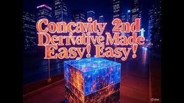 Calculus 1- Module 3 |Concavity and Second Derivative Test | Solve, Learn with Zahir Math