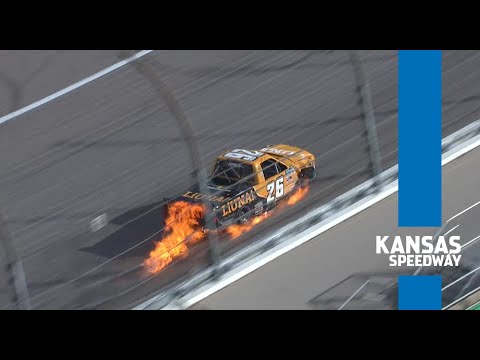 Fire, wrecks & a big winner in the Truck Series | Extended Highlights