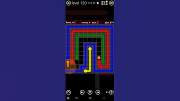 How To Solve Flow Free Jumbo Rainbow Pack Level 120 11x11 Board Walk Through Solution Walkthrough