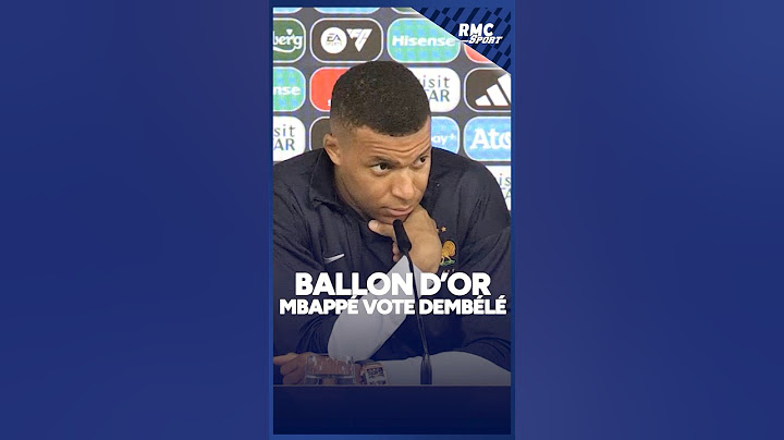 🗣️⚽ "Il y a vraiment besoin d'expliquer ?", Mbappé vote Dembélé Ballon d'Or !