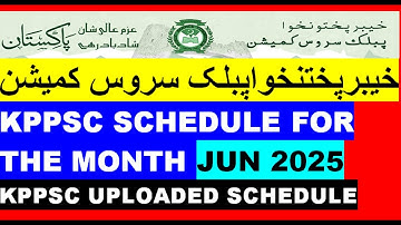 Kppsc Latest Tests Schedule For the Month Of Jun 2025:KPPSC Announced Interview For JUN  2025