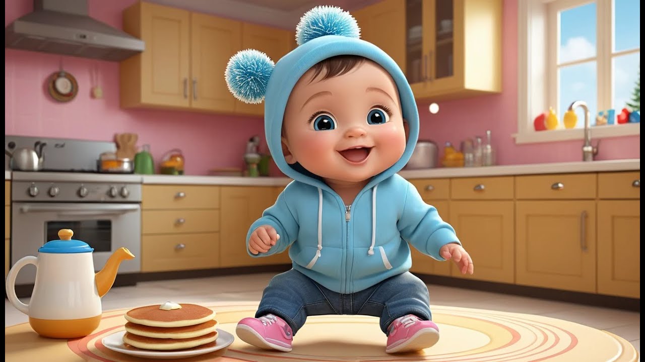 Pancake Flip Fun | Fun Learning & Action Song for Toddlers