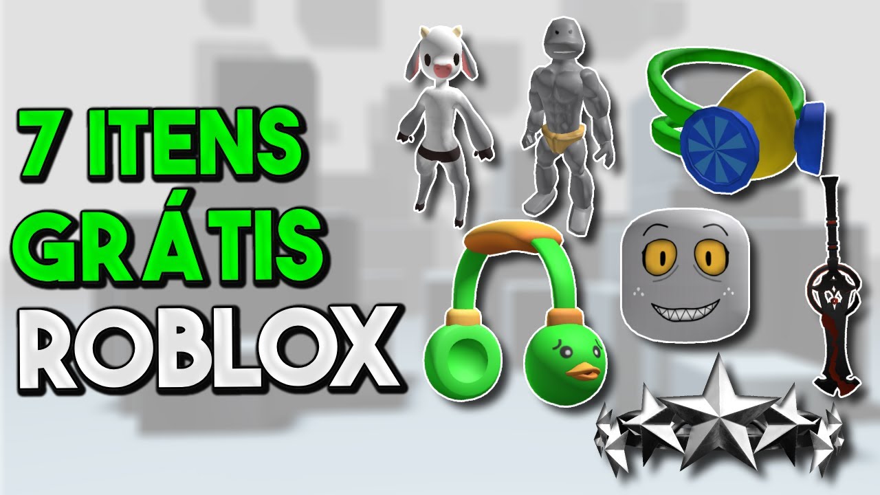 CORRE! COMO PEGAR 7 ITENS GRÁTIS NO ROBLOX! 