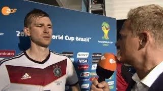 FIFA WM 2014 - Per Mertesacker im ZDF-Interview nach dem Algerien-Spiel (30.06.2014)