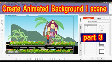 How Create Animated Background  ! scene ! Cartoon animator 4 ! part 3