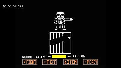 Sans Fight Speedrun (04:34)