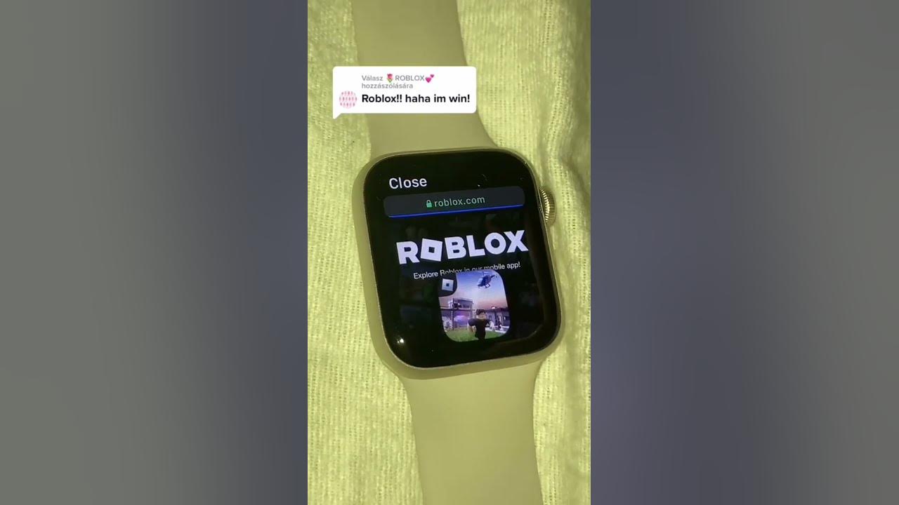 Can do you download Roblox in Apple Watch !?
