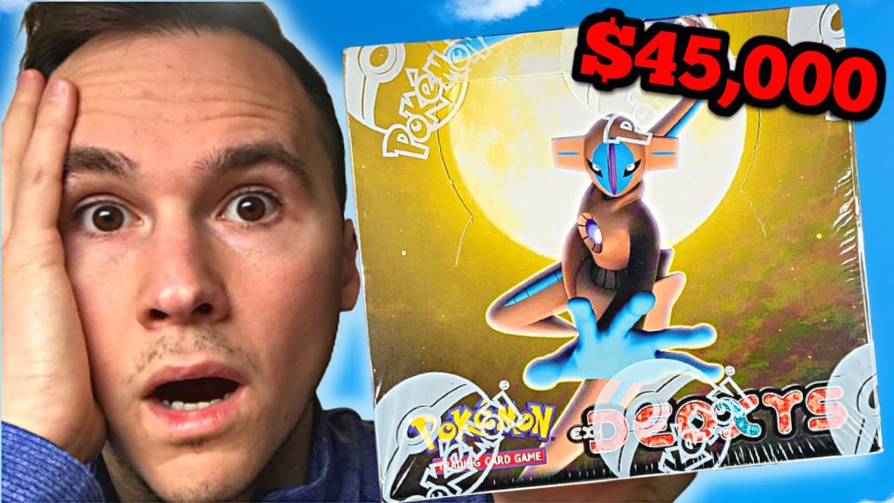 Opening Up The RAREST Vintage Pokemon Booster Box EX DEOXYS! *$45,000*