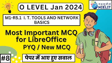 Libreoffice important MCQ Questions | IT Tools MCQ Question  Important question for O level Exam #8