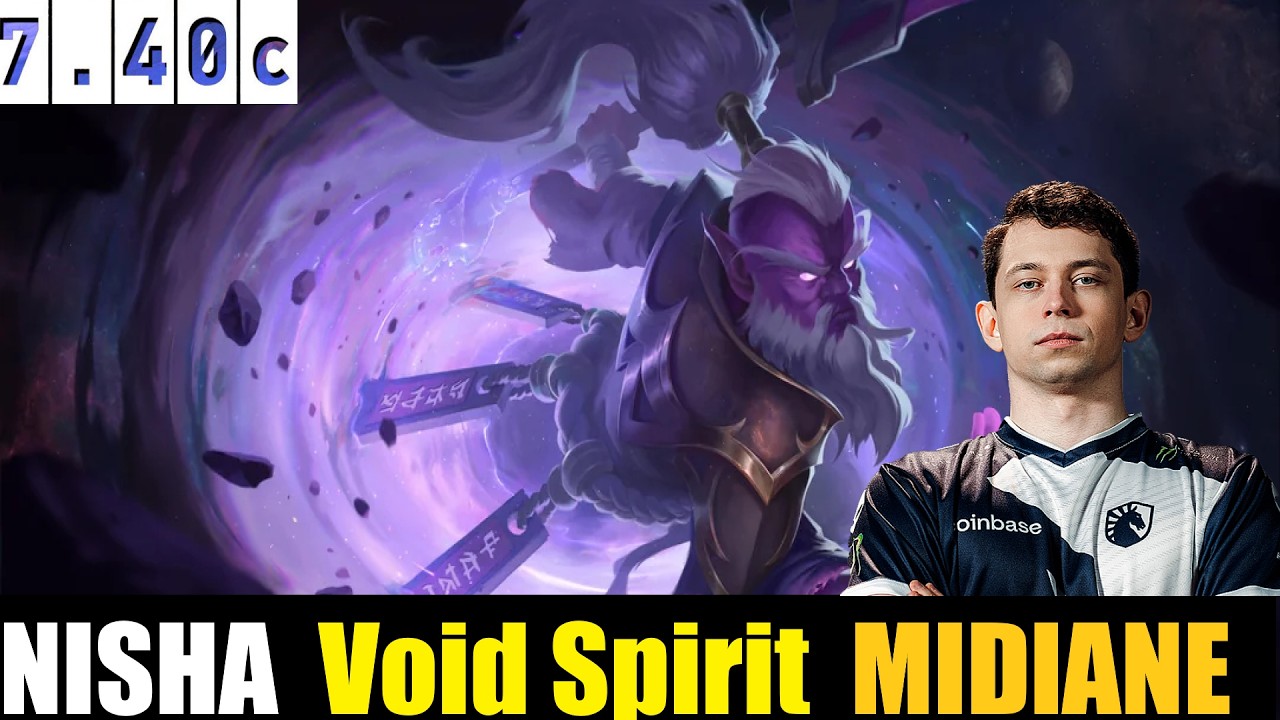 🤯 NISHA [Void Spirit] MID 7.40c- DOTA 2 HIGHEST MMR MATCH