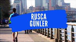 Rusça Günler Yazılışları ve Okunuşları | ДНИ НЕДЕЛИ | #RusçaÖğreniyorum