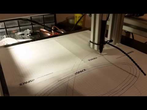 CNC Portal-fräse Eigenbau Motor-Kalibrierung mit Kugelschreiber Arduino UNO