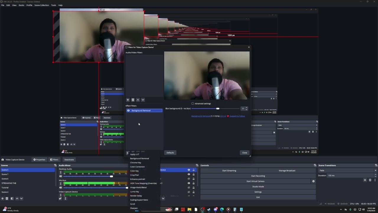 How To Add Blur In OBS