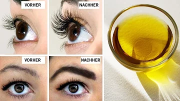 Welches Öl ist gut für Wimpern und Augenbrauen?