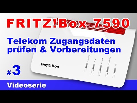 FRITZBox 7590 einrichten - Telekom DSL Zugangsdaten überprüfen FRITZ!Box Name ändern und Update #3