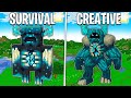 WARDEN CREATIVA NICO contro WARDEN SOPRAVVIVENZA LOCO su MINECRAFT!