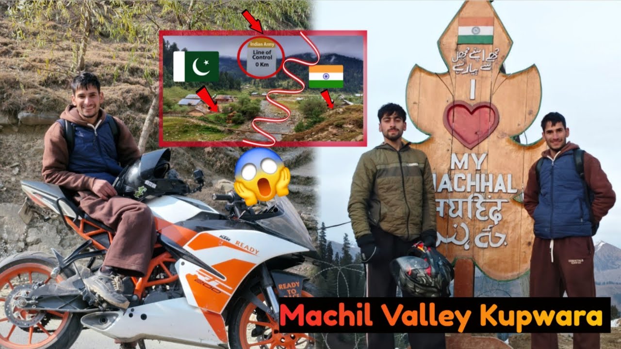First Snowfall Ride ❄️ | KTM RC200 in Machil Valley 🔥 | IQBAL CLICKS 