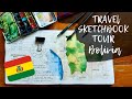Travel sketchbook tour  bolivia