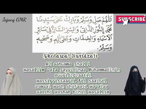 Bacaan Sholawat Nuridzati Lirik Lengkap Arab Latin Sholawat Youtube Bacaan Sholawat Nuridzati Lirik Lengkap Arab Latin Sholawat Youtube