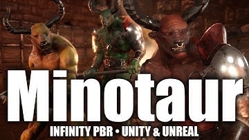 Minotaur Character Pack for Unity & Unreal | Infinity PBR